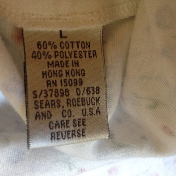 Amanda Stewart Intimates Long Sleeve Floral Country Nightgown Large - Picture 5 of 6